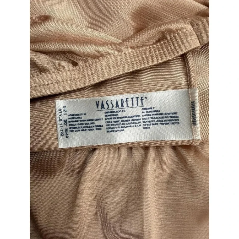 vassarette Nude Half Slip with Lace Trim